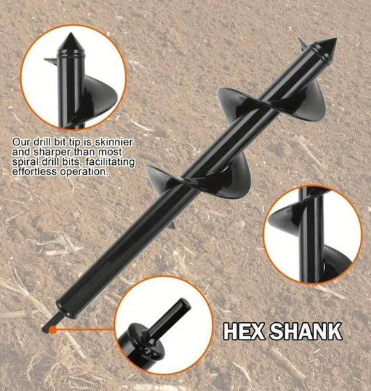Spiral Hole Non Slip Earth Drill - INDMART