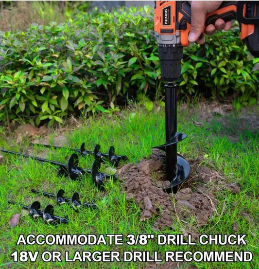 Spiral Hole Non Slip Earth Drill - INDMART