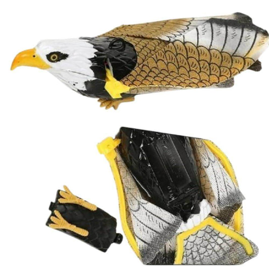 Realistic Flying Eagle Bird Toy with Spread Wings - INDMART