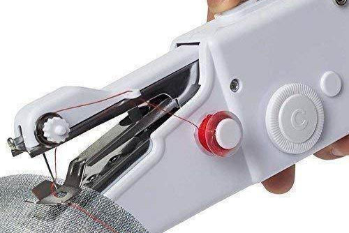 Stitch Handheld Cordless Portable White Sewing Machine - INDMART