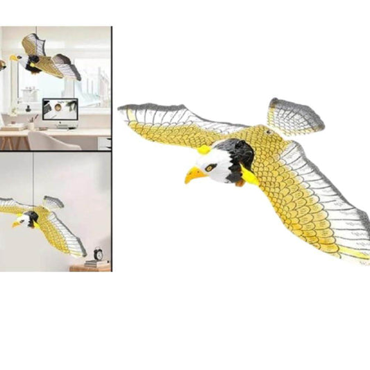 Realistic Flying Eagle Bird Toy with Spread Wings - INDMART